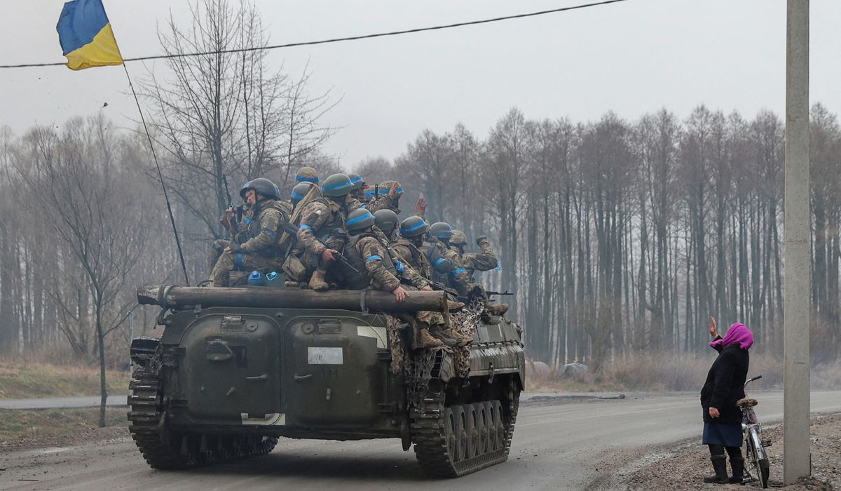 Britain says Ukraine forces have retaken the north